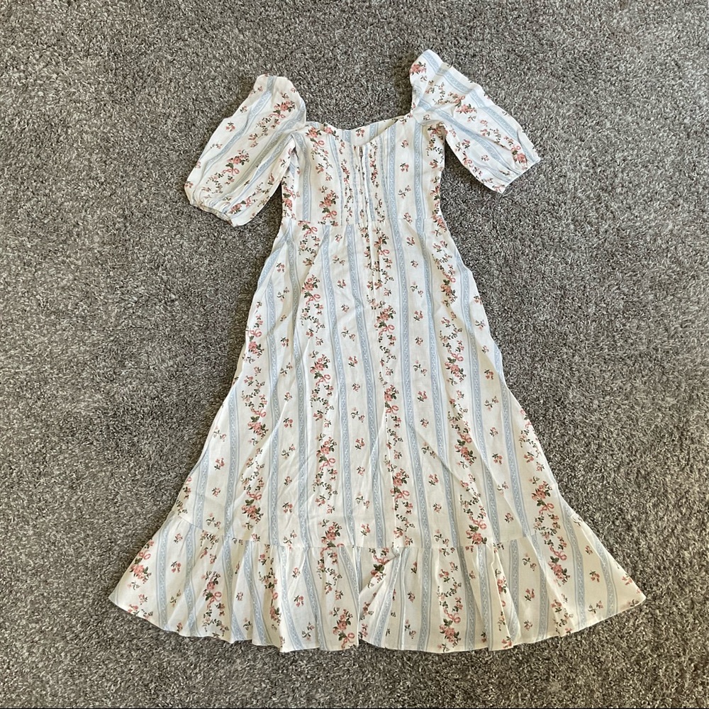 NWOT💎Reformation Belgium Linen Dress - Surrey - Picture 5 of 11